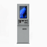 Terminal de Pago para Lavado de Autos con Pantalla Táctil de 27/32 Pulgadas, IP65 Impermeable, Alto Brillo, Autoservicio, Reciclador de Monedas y Efectivo