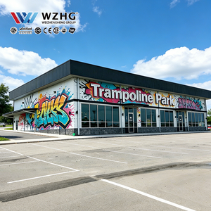 Parque de Trampolines de Gran Escala con Estructura de Acero, Amplio Espacio de 40x60m, Instalación Deportiva Interior de Primera Calidad y Alto Rendimiento - Product Image 1