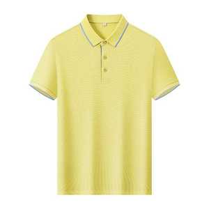 Polo Shirt Short Sleeve Cotton Pique Knit Breathable Unisex Summer Workwear Corporate Uniform Loose Fit - Product Image 2