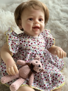 Day Reborne 3 agujeros Abs Defecto Figura Un Ym Baby Vide Función 22 pulgadas Bebidas Lunabebe Reborn Doll - Product Image 4