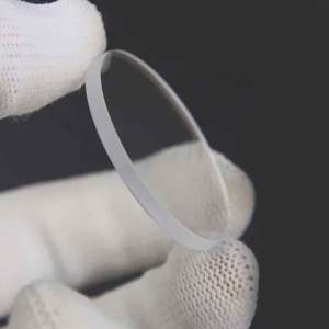 Factory Custom Round Transparent Flat or Dome Sapphire <b>Crystal</b> Lens Clear Watch Glass - Product Image 5