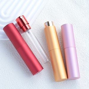 Xách tay 10ml/8ml nhôm hương thơm mỹ phẩm <span class=keywords><strong>Atomizer</strong></span> với Knob Mini Refill du lịch rỗng Spray chai bơm phun & khắc - Product Image 6