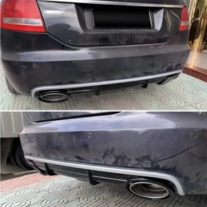Kit carrosserie en fibre de carbone <span class=keywords><strong>RS6</strong></span>, diffuseur arrière, embouts d'échappement pour <span class=keywords><strong>AUDI</strong></span> A6 C6, pare-chocs arrière, années 2005-2012 - Product Image 6