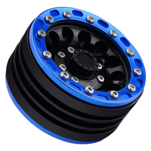 Ruedas de Aluminio con Aros Beadlock de 1.9 Pulgadas, Mecanizadas por CNC, para Autos <span class=keywords><strong>RC</strong></span> 1/10, Traxxa S TRX4 SCX10 <span class=keywords><strong>D90</strong></span>, Piezas de Mejora - Product Image 5