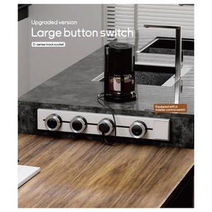 Có Thể Tháo Rời 40Cm 60Cm 80Cm Nhôm Tường Đường Sắt Ổ Cắm Phổ Đa Anh Điện 10A Đa Chức Năng Cảm Ứng Bảng Điều Chỉnh Công Tắc - Product Image 2