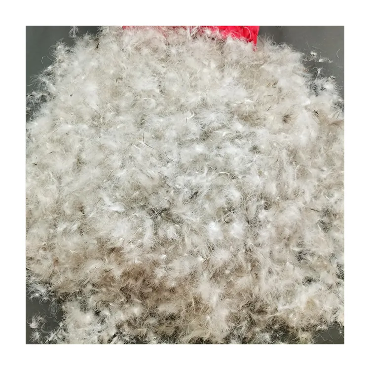 Plumón de pato gris lavado Benruson, venta directa de fábrica, plumón de pato blanco gris con 800 de potencia de relleno