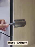 Loquet magnétique auto-verrouillant en gros, système d'ouverture par poussée pour porte, amortisseur de porte d'armoire de haute qualité