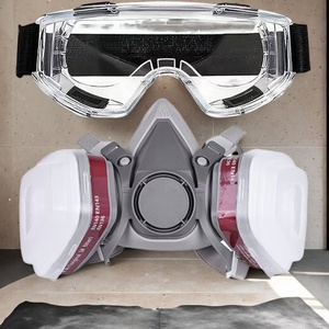 <span class=keywords><strong>2025</strong></span> cao lọc tái sử dụng Silicone Mặt nạ nửa bụi mặt đôi Mặt Nạ Lọc với hộp mực sơn Bìa - Product Image 6