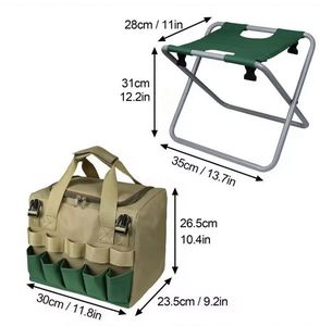 Free Sample Garden Tools 2 in 1Folding Portable Garden Kneeler with Handles,<b>Hand</b> Tools Set with Folding <b>Chair</b> Seat and Garden - Product Image 4