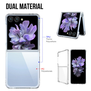 Étui de téléphone transparent en PC rigide mince pour Samsung <span class=keywords><strong>Galaxy</strong></span> <span class=keywords><strong>Z</strong></span> Flip7 <span class=keywords><strong>Flip</strong></span> 7 <span class=keywords><strong>Z</strong></span> Flip7 6 5 4 <span class=keywords><strong>3</strong></span> 2 <span class=keywords><strong>Coque</strong></span> de protection antichoc pour téléphone - Product Image 4