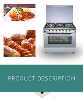 Cuisinière multifonctionnelle à économie d'énergie intégrée avec four