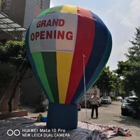 Grand ballon gonflable à air froid de 6 m pour la publicité et les événements de grand ouverture, en PVC, garantie de 2 ans