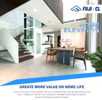Ascenseur résidentiel personnalisé de conception moderne certifié CE à vendre pour villas et usage domestique