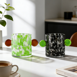 <span class=keywords><strong>Ortus</strong></span> Home 430ml Klassisches Design Transparente Glas-Kaffeetasse - Wiederverwendbar Tragbar Hitzebeständig Isoliert BPA-frei Lebensmittelsicher - Product Image 2
