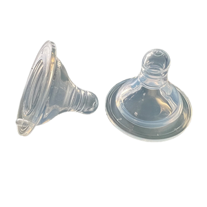 <span class=keywords><strong>Biberon</strong></span> en silicone à col large pour bébé, sans BPA, écologique et non toxique, avec débit moyen pour 0 à 12 mois. - Product Image 1