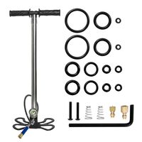 TUXING CE OME haute pression personnalisé manuel quatre étapes 300bar 4500psi PCP respiration pompe à main en acier inoxydable pour bouteille d'air