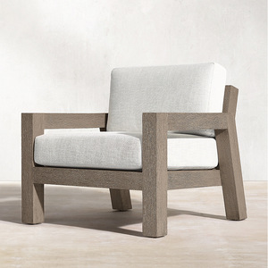 Ensemble de salon de jardin en teck pour villa, canapé d'extérieur modulable, idéal pour hôtel - Vente chaude - Product Image 3
