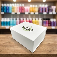 Boîte en papier pliable magnétique de luxe avec logo personnalisé, recyclable, gaufrage, revêtement UV pour crème pour le visage, blush, rouge à lèvres, emballage cosmétique