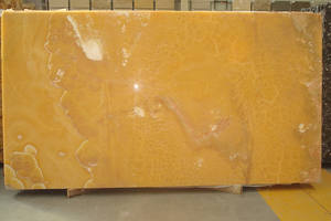 แผ่นหินโอนิกซ์สีเหลืองน้ำผึ้งสีเหลืองและกระเบื้องหินอ่อนสำหรับกำแพงหินหินอ่อนลายเสือสีเหลืองดีไซน์ใหม่ - Product Image 4
