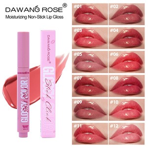 ลิปสติกเนื้อชิมเมอร์กันน้ำ 12 สีใหม่ ปี 2026 สีนู้ดแมทท์สีแดงเซ็กซี่ ติดทนนาน ใช้ง่าย บำรุงริมฝีปาก - Product Image 1