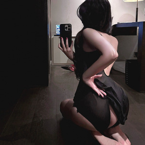 Everyday wearable zippered open crotch wild dress, passionate no-brainer fun lingerie, sexy and innocent no-undress qqny - Product Image 3