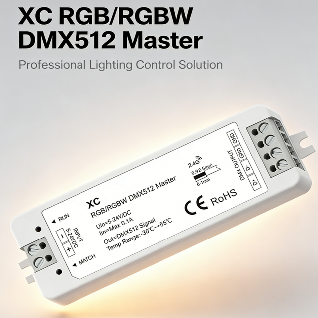 VonewStar XC RGB RGBW Led Controller Wireless Dmx 512 Master Controller 5-24VDC with Wireless Remote Control
