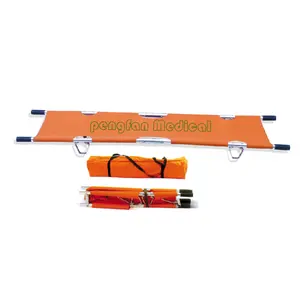 Hospital ambulance special stretcher, foldable for easy storage, emergency rescue multi-functional stretcher