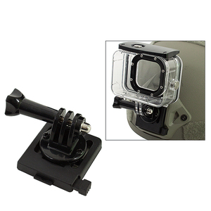 Base de Montaje Versátil para Cámara de Casco con Liberación Rápida para Grabación de Acción al Aire Libre, Adaptador Ligero de Nailon - Product Image 1