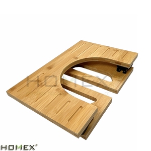 2022 <strong>Bamboo</strong> Toilet Stool Poop Stoop High Full-Squat Toilet Foot Stool Toilet Potty Stool <strong>UK</strong> - Product Image 3