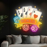 Livraison rapide, néon LED personnalisé, logo, enseigne, néon personnalisé pour casino, décoration de mariage, joyeux anniversaire, enseigne LED