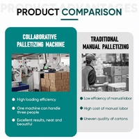 Robot de Paletización de Largo Alcance 2500mm, Brazo Robótico Industrial para Apilamiento de Cajas de Cartón en Altura, Aplicaciones de Almacenamiento en Almacenes