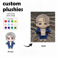 Fabricant de jouets en peluche personnalisés en gros, incluant des modèles de dessins animés, des ensembles de survêtements, des idoles, des collabos de marques sportives, des sacs en forme de chat réaliste et des poupées de chiffon personnalisées
