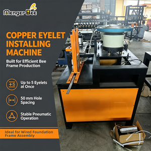 Máquina Comercial para Instalar Ojales de Cobre en Apicultura, Instala 5 Ojales de Cobre a la Vez, Instalador Automático de Ojales para Marcos de Colmenas - Product Image 6