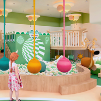 Équipement de jeu intérieur de style naturel Aoleao, personnalisable, commercial, haute capacité, certifié, solution de jeu multifonctionnelle pour enfants