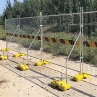 Clôture de chantier temporaire galvanisée de haute qualité 2400 x 2100 x 32 mm pour l'Australie