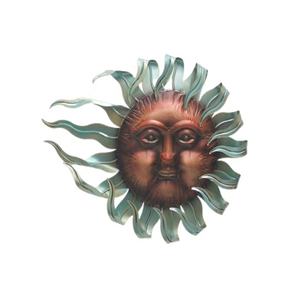 Decoración del Hogar, Arte de Pared de Metal con Diseño de Sol Dorado Antiguo de <span class=keywords><strong>28</strong></span> Pulgadas, Decoración de Pared con Cara de Sol de Metal - Product Image 3