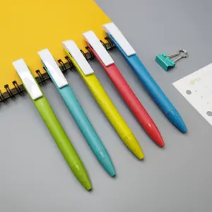 Nhà máy trực tiếp Chất lượng cao tùy chỉnh bút thân thiện với môi có thể tái chế bút bi cho quà tặng văn phòng