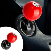 Penutup Tombol Start Stop Mobil Desain Universal Billiards, Dekorasi Joystick untuk Tombol Start Satu Sentuhan