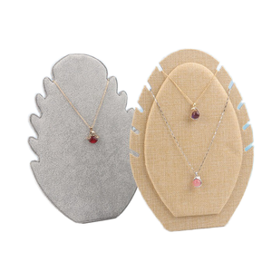 Expositor de Collares de Terciopelo, Soporte para Joyería, Soporte para Colgantes y Cadenas para Mostrador de Tienda, Escaparate, Fotografía de Productos, Hecho en China - Product Image 1