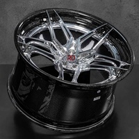 Rines de Aleación Forjados Personalizados OEM, Rines de Fibra de Carbono para Autos, 18 19 20 22 Pulgadas para BMW, Audi, Urus, C8, Tesla Model 3, C8 Corvette