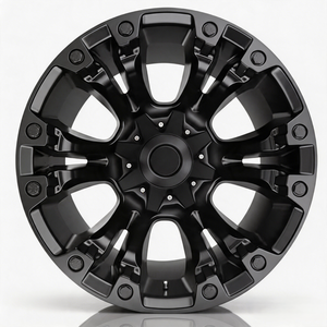 Cerchi in Lega D560 Stile Vapor <span class=keywords><strong>per</strong></span> Fuoristrada 17x9 18x9 ET0 Nero Opaco 6x139.7 <span class=keywords><strong>per</strong></span> <span class=keywords><strong>Camion</strong></span> e SUV - Product Image 2
