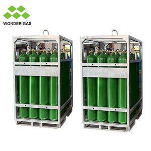 رف تخزين لأسطوانات غاز الهيدروجين 4×4 وحدات سعة 50 لتر وضغط 200 بار للتخزين والنقل البحري - Product Image 1