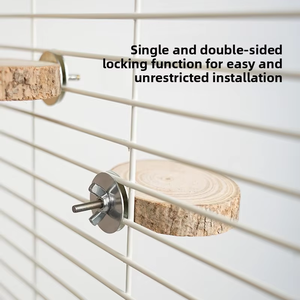 Gimnasio de Lujo para Loros, de Madera, Grande, Premium, con Múltiples Niveles, Tipo Villa, con Comederos - Product Image 5
