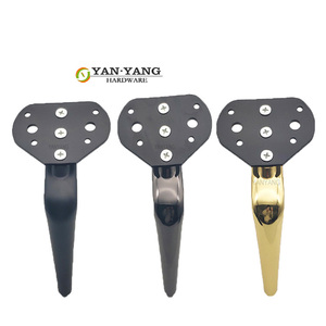 Gambe per <span class=keywords><strong>Divano</strong></span> YANYANG, Supporto Conico Inclinato 15cm, Piedi in Metallo Affusolati per Tavolo e Letto, 6 Pollici - Product Image 1