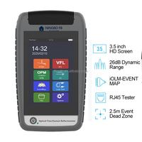 FB Smart Mini OTDR 1310/1550/1610/1625/1650nm 22/20dB mit OPM VFL OLS Lichtquelle 80KM Live-Faser-Test OTDR De Fibra Optica