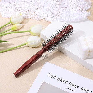 <span class=keywords><strong>Brosse</strong></span> ronde personnalisée avec logo pour <span class=keywords><strong>cheveux</strong></span> courts, <span class=keywords><strong>brosse</strong></span> ronde pour le séchage, le coiffage et le bouclage, peigne sphérique en nylon résistant à la chaleur - Product Image 5