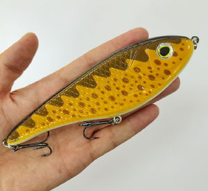 6 ''Slider Jerk che affonda lentamente grandi oggetti da pesca muschiati luccio - Product Image 1