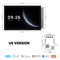 Solución de hogar inteligente Hiwink Panel táctil de hogar inteligente FHD con pantalla de control central de Alexa para automatización del hogar y sistemas de seguridad