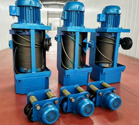 Palans électriques à câble métallique à double vitesse de 10 tonnes, hauteur de levage de 30 m, télécommande sans fil, certifiés CE ISO