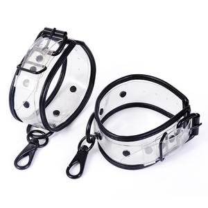 Nieuwe Stijl Transparante Handboeien Seksspeeltjes Enkelmanchetten Verstelbare Boeien Sexy Bdsm <span class=keywords><strong>Bondage</strong></span> Polssteun Manchetten - Product Image 6